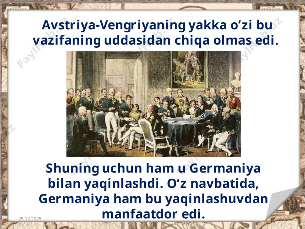 avstriya-vengriya imperiyasining tashqi siyosati 9 - sinf - Page 3