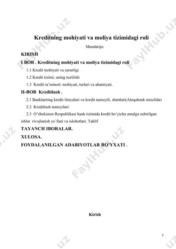ikasining prezidenti farmoni “2020-2025-yillarga mo`ljallangan o`zbekiston respublikasining bank tizimini isloh qilish strategiyasi to`g`risidagi ” qarorini imzoladi kredit va banklar o’quv dasturi asosida yaratilgan bo’lib, ushbu yo’nalish sohalariga taalluqli bo’lgan mavzularni o’z ichiga oladi. bu darslikda bozor iqtisodi nuqtai-nazaridan iqtisodiy kategoriyalar va ularga taallluqli bo’lgan masalalar ko’rib chiqildi. bu kurs iqtisodiy fanlarni aniq mustaqil yo’nalishlaridan bo’lib, ishlab chiqarish munosabatlarining maxsus bo’limi – pul, kredit, banklar birjalar bilan bog’liq sohalardagi iqtisodiy munosabatlarning ifodasini o’zida aks ettiradi. jamiyatda bank tizimi uning iqtisodiy tizimining muhim va ajralmas tarkibiy qismi hisoblanadi. tarixan tovar ishlab chiqarish va muomala jarayonining rivojlanishi banklarning rivojlanishi bilan o’zaro bog’liq holda taraqqiy qilib borgan. banklar xo’jaliklarga kredit bera turib, korxona, tashkilotlar o’rtasida hisob-kitoblarni o’tkaza borib, kapital harakatida vositachi sifatida maydonga chiqadi. bozor iqtisodiyoti sharoitida bank tizimida katta tarkibiy o’zgarishlar yuzaga keldi va banklarning tarkibi va ular bajaradigan funktsiyalar va ularga yuklangan vazifalarning mohiyati va sifati o’zgarib bormoqda. banklar ma’muriy-buyruqbozlik tizimida ishlashdan …