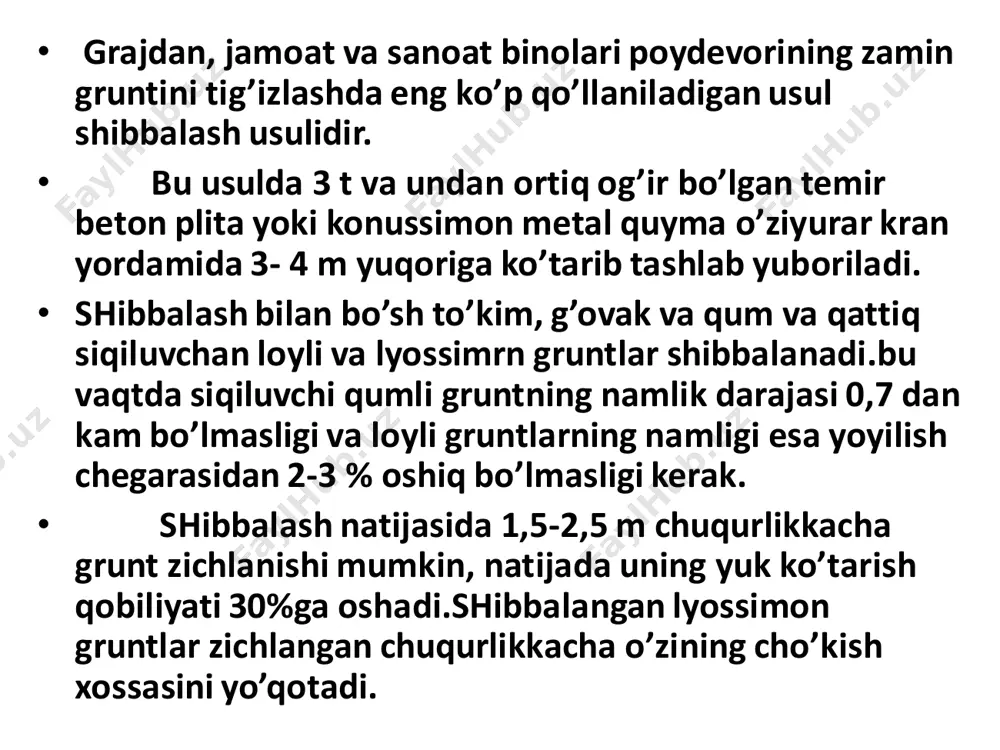 bo’sh gruntlarni mustaxkamlash usullari - Page 5