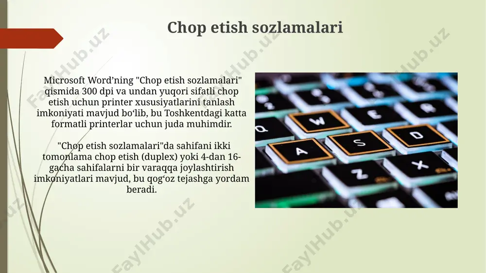 tarzda joylashgan boʻlib, menyu satrlarining soni 8 dan ortiq edi, bu esa foydalanuvchilar uchun biroz murakkabroq edi. "koʻrinish" menyusida 1-5 betlar orasidagi sahifani koʻrishni sozlash, shrift oʻlchamini oʻzgartirish, satr oraligʻini belgilash va boshqa formatlash vositalari joylashgan. e'tiboringiz uchun rahmat @taqdimot_robot image1.jpg image2.jpg image3.jpg image4.jpg image5.jpg image6.jpg image7.jpg image8.jpg image9.jpg image10.jpg image11.jpg image12.jpg image13.jpg image14.jpg image15.jpg image16.jpg image17.jpg