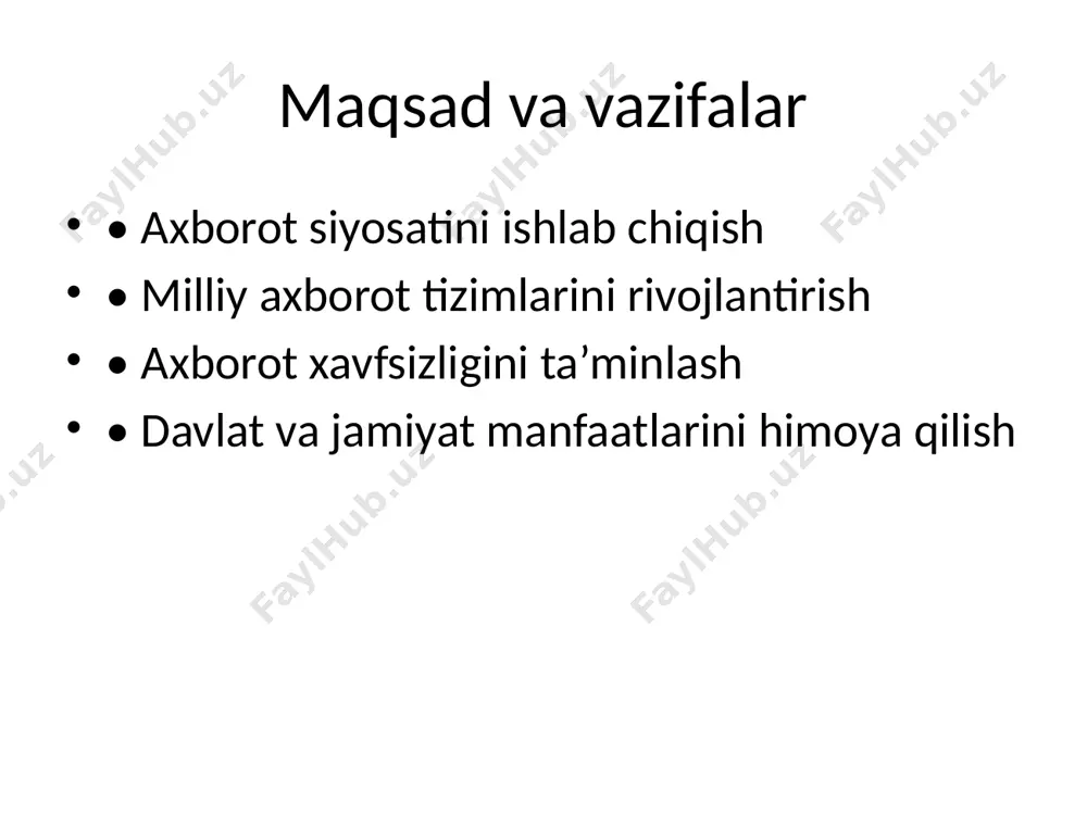 axborotlashtirish sohasini davlat tomonidan tartib solish - Page 3