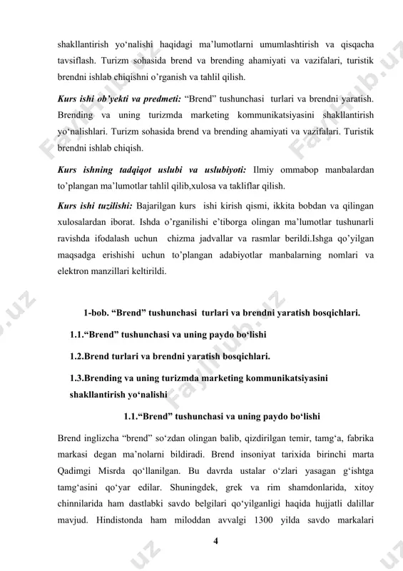 obil sifatida paydo bo‘lgan. bu vaqtda aqshda, butun dunyoda bo‘lganidek, tadbirkorlar o‘z nomiga ega bo‘lmagan mahsulotlar - sovun, lampalar, turli yormalarni ishlab chiqarishardi, ularni ishlab chiqaruvchisi aniq bo‘lmasdan, keyinchalik mayda yoki yirik magazinlarda sotish uchun harid qilinardi. ishlab chiqaruvchi uchun bunday vaziyat foydali emas edi, chunki uning mahsulotini raqibining mahsulotidan hech qanday ajratishmasdi. natijada o‘yin qoidalarini o‘zlari belgilab, qaysi ishlab chiqaruvchidan nima sotib olish kerakligini hal qilishardi.boshqa tomondan fabrikantlar magazinlar xo‘jayinlarining talablarini qondirish uchun bir mahsulotning bir nechta variantini ishlab chiqarishga majbur edi. masalan, colgate 1906 yilda sovunning 160 turini, 625 xil atirni va 2000 dan ortiq boshqa parfyumeriya mahsulotlarini ishlab chiqarardi. mahsulotni tashish sistemasining yaxshilanishi, ishlab chiqarish jarayoni rentabelligining oshishi, mahsulotni qadoqlashdagi yangiliklar, qonunchilikda savdo markalarini himoya qilish haqidagi qonunlarning paydo bo‘lishi, reklama samaradorligning ortishi, sotuvning yangi usullarining paydo bo‘lishi “ishlab chiqaruvchining brendi” vujudga kelishiga asos bo‘ldi. o‘sha paytda ommaviy haridor tomonidan brendlarning paydo bo‘lishi juda yaxshi qabul qilindi. …