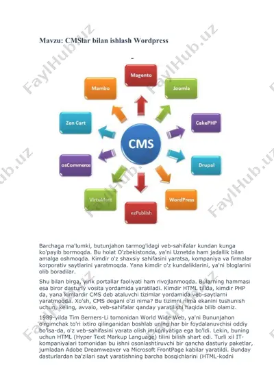 wordpress — DOCX
