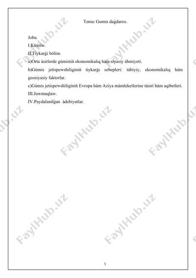 gúmis jetispewshiligi haqqında — DOCX