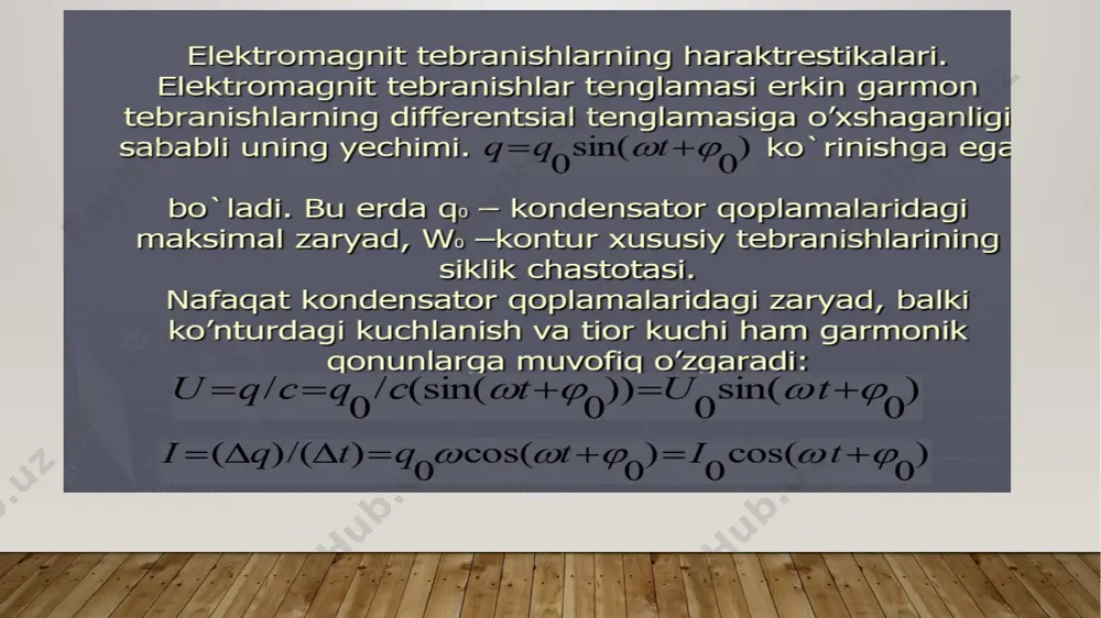 elektromagnit tebranishlar va to’lqinlarga doir masalalar yechish - Page 5