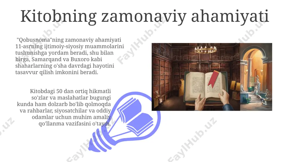 da, taxminan 1947-1991 yillar oralig‘ida, aqsh va sssr o‘rtasidagi geosiyosiy raqobat dunyoning ko‘plab mintaqalarida, jumladan, koreya va vetnamda, qurolli mojarolarga sabab bo‘ldi. kitobning tuzilishi va bo'limlari "qobusnoma" 5 bobdan iborat bo'lib, har bir bob o'z navbatida bir nechta kichik bo'limlarga bo'lingan, jumladan, samarqand va buxoro kabi shaharlar haqida ma'lumotlarni o'z ichiga oladi. "qobusnoma"dagi 70 dan ortiq bobcha, 11-asrning siyosiy, ijtimoiy va madaniy hayoti haqida qimmatli ma'lumotlarni taqdim etadi, bu esa xorazm mintaqasining tarixiy kontekstida muhim ahamiyatga ega. iqtisodiyot va moliya masalalari 01 02 1991 йилдан кейин ўзбекистоннинг иқтисодий ривожланишида хусусий секторнинг роли 20% дан 80% гача ўсди, бу эса тошкент ва самарқанд каби йирик шаҳарларнинг иқтисодий ўсишига катта таъсир кўрсатди. sales 1st qtr 2nd qtr 100 0 sales 1st qtr 2nd qtr 100 0 harbiy san'at va mudofaa siyosati kitobda, xorazm va movarounnahr kabi hududlarning geografik xususiyatlari hisobga olingan holda, 5 ta turli sharoitda qo'shinlarni boshqarish va harbiy operatsiyalarni amalga …