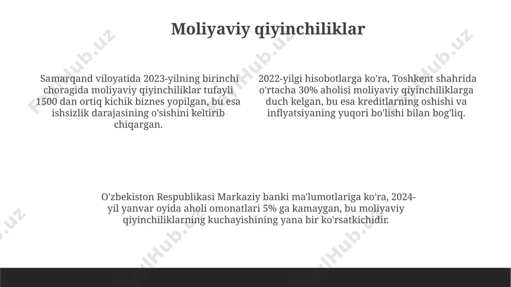 jahon sog'liqni saqlash tashkiloti ma'lumotiga ko'ra, dunyo bo'ylab 300 milliondan ortiq odam depressiyadan aziyat chekadi va bu son har yili 10% ga ortib bormoqda. samarqand viloyatida o'tkazilgan tadqiqotlarga ko'ra, xafagarchilik hissiyotlari bilan kurashish uchun 5 dan ortiq odam ruhiy salomatlik mutaxassislari yordamiga murojaat qilishgan. ijtimoiy bosim va kutulishlar samarqanddagi tadqiqotlar shuni ko'rsatdiki, o'rtacha 35 yoshdagi erkaklar ish topish va moliyaviy barqarorlikka oid ijtimoiy bosim tufayli ruhiy tushkunlikka moyil bo'lishadi. 20 yoshdan oshgan toshkentlik ayollarning 70 foizi turmush qurish bosimini his qiladi, bu ijtimoiy kutulishlar va qarindoshlar tomonidan oila qurishga oid doimiy savollar bilan bog'liq. farg'ona viloyatida o'tkazilgan so'rovnomalar 18-25 yosh oralig'idagi yoshlarning 45%i ta'limni muvaffaqiyatli tugatish va yuqori maoshli ishga joylashish bo'yicha kuchli ijtimoiy kutulishlarga duch kelishini aniqladi. kamchiliklardan qo'rqish samarqand viloyatida o'tkazilgan 2022-yilgi so'rovnomalarga ko'ra, kamchiliklaridan qo'rquv 15-25 yoshdagi yoshlar orasida 30% ga yaqinroq uchraydi, bu esa ijtimoiy izolyatsiyani kuchaytiradi. toshkent shahridagi psixologik markazlarning ma'lumotlariga ko'ra, kamchiliklaridan qo'rqish bilan …