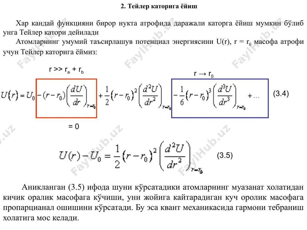 атомлараро боғланиш энергияси - Page 4