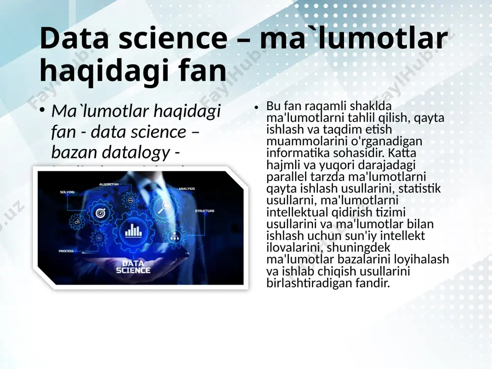 data mining texnologiyalari, metodlari va bosqichlari - Page 5