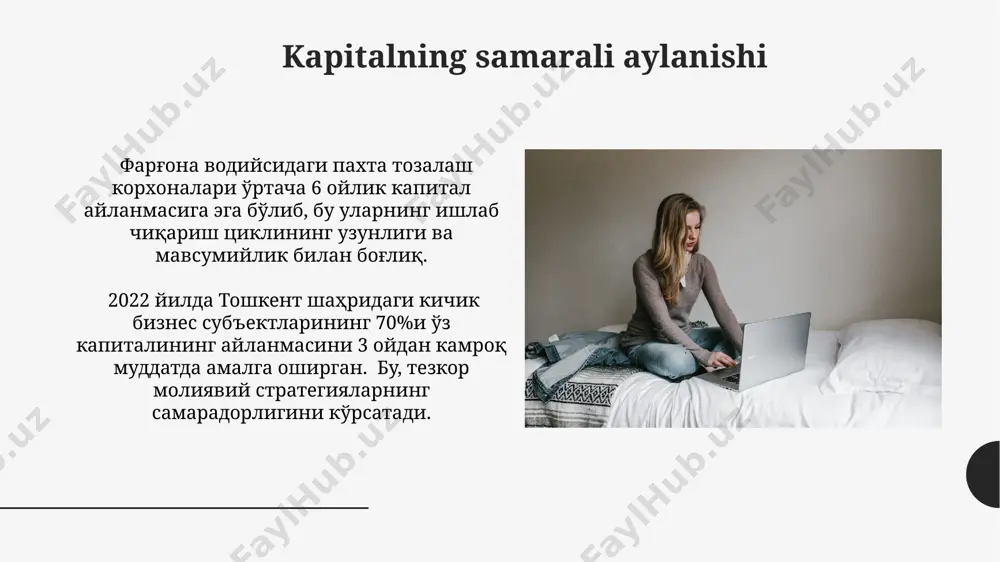 tadbirkorlik kapitalining aylanishi - Page 5