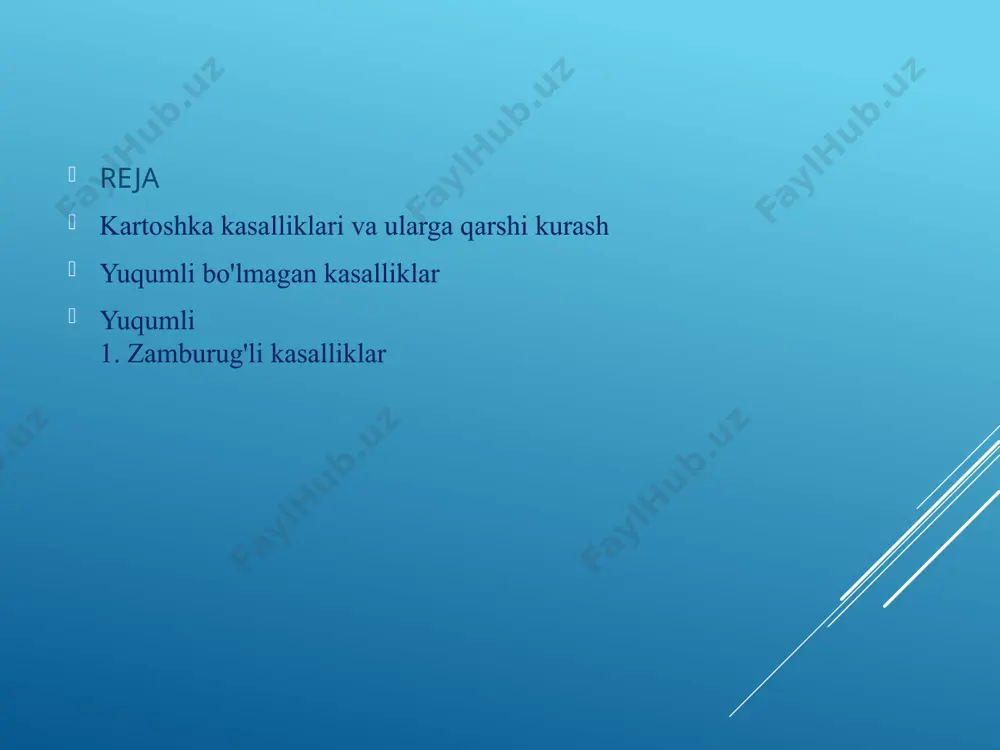 i ko'proq ta'sir qiladi - tuproq namligi va azotning ko'pligi. vegetatsiya davrida ildizlarda yoriqlar paydo bo'ladi. bunday kartoshka ildizlari kasalliklarga beqaror va yomon saqlanadi. quruq va yomg'irli davrlar o'zgarganda yoriqlar paydo bo'ladi, undan ozuqa moddalari o'simlikka notekis kiradi. agar kartoshka ildizlari uzoq vaqt yorug'likda bo'lsa, ular yashil rangga aylanadi, bunday kartoshkada zahar (solanin) hosil bo'ladi; ildiz mevalari oziq-ovqat uchun mos emas, lekin yaxshi saqlanadi va faqat urug'lar uchun ishlatiladi - yomon hilling, o'rim-yig'im paytida ildizlarning quyoshda uzoq vaqt quritilishi. ba'zi o'simlik kasalliklari muvozanatsiz ovqatlanishdan kelib chiqadi . shunday qilib, ba'zida unumdor tuproqda o'simliklar ochlik belgilarini ko'rsatishi mumkin. buning sababi, tuproqdagi ozuqa moddalarining nisbati maqbul emas - ba'zi komponentlar etishmayapti yoki aksincha, ortiqcha. har qanday elementning etishmasligi bilan, barg barglaridan foydalanish orqali juda tez ta'sirga erishish mumkin, ammo barglarni kuydirmaslik uchun yuqori qatlamli eritmaning konsentratsiyasini qat'iy nazorat qilish kerak. o'simliklar tuproq eritmasining yuqori konsentratsiyasi tufayli o'g'itlar bilan zaharlanganda , ular o'ralgan …
