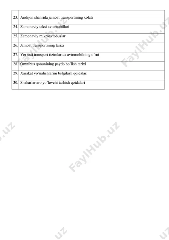 yo'lovchilar tashishni tashkil etish va boshqarish - Page 2