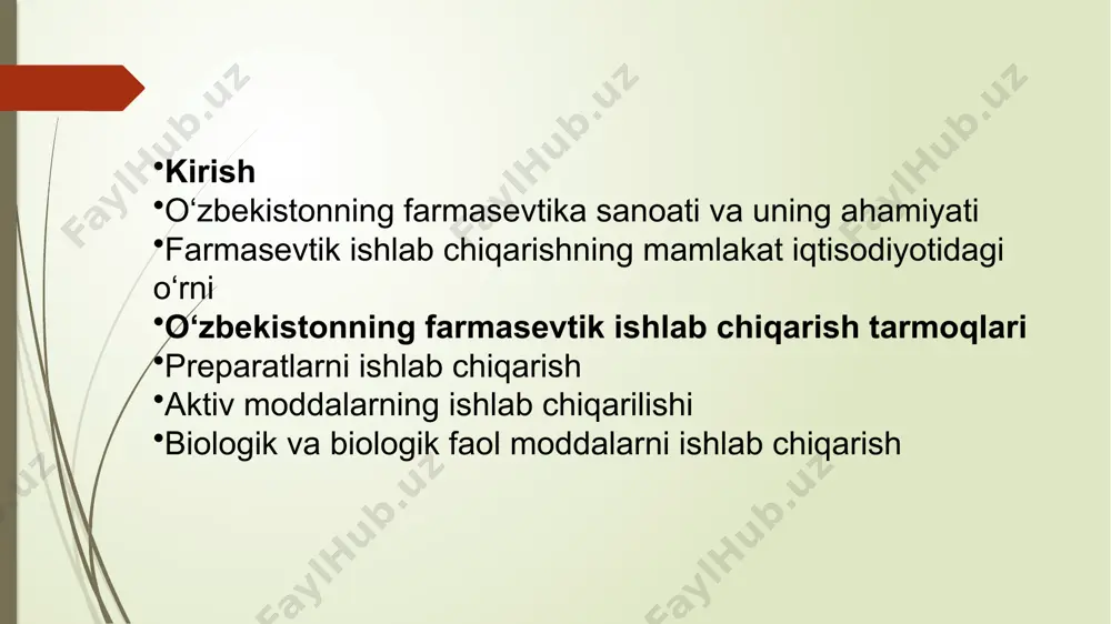 farmasevtik ishlab chiqarish korxonalari va ularning turlari - Page 3