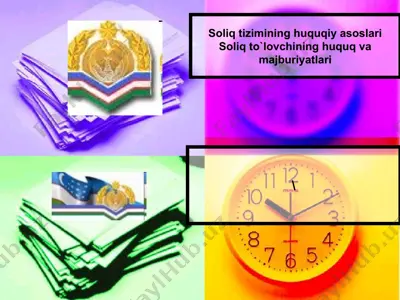 soliq tizimining huquqiy asoslari — PPTX