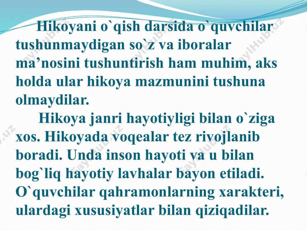 hikoyani o‘qish metodikasi - Page 4