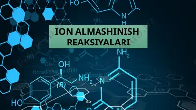 ion almashinish rеaksiyalari — PPTX