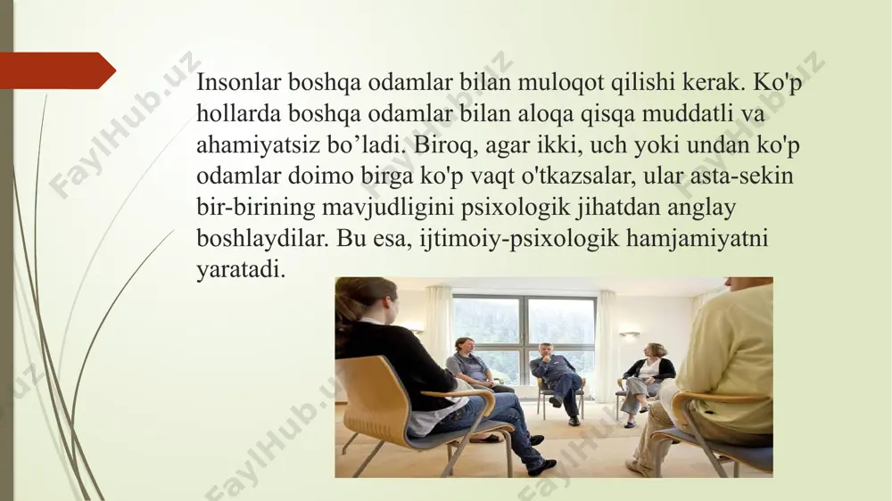 mlar, uchastkalar, brigadalar va boshqa bo'linmalarning mehnat jamoalari yagona mehnat jamoasi tarkibida ishlaydi. jamiyat taraqqiyotida mehnat jamoalarining roli va ahamiyati juda katta. jamiyat farovonligi, odamlarning hayot darajasi va sifati pirovard natijada ishchilar mehnatining samaradorligi va sifatiga bog'liq. har bir mehnat jamoasining muvaffaqiyati yo'li - ishlab chiqarish tannarxini va xarajatlarini kamaytirish, uning samaradorligini, texnik va texnologik darajasini va ishlab chiqarishni tashkil etish darajasini oshirish; mahsulot va xizmatlar hajmi va sifatini oshirish; iste'molchilarning so'rovlarini maksimal darajada hisobga olish va sotish bozorini egallash uchun narxlarni pasaytirish, pirovardida butun iqtisodiyotni va ayniqsa, aholining turmush darajasini yaxshilash. mehnat muhitiga fizik omillar - havo, harorat, namlik, yorug'lik, mehnatni hisobga olish, shovqin darajasi va boshqalar, shuningdek, texnik va texnologik omillar - mehnat vositalari, mehnat ob'ektlari va texnologik jarayon kiradi. odamlarning mehnat faoliyati davomida yuzaga keladigan munosabatlari ijtimoiy ish muhitini tashkil qiladi. kishilar oz mehnat faoliyati davomida ijtimoiy munosabatlarga kirishadilar va shu ijtimoiy munosabatlar doirasida shaxslararo munosabatlar va …