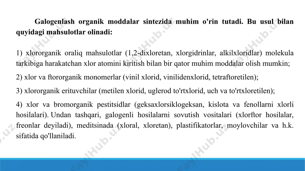 6. galogenlash asosida olinadigan dori preparatlari. taqdimot 12 bet. - Page 4