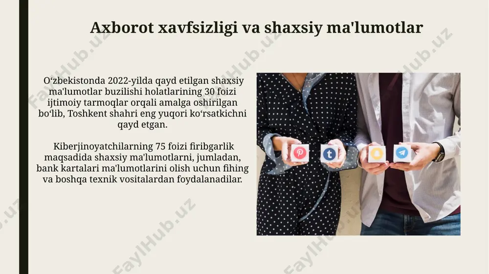 global ta'sirlarni keltirib chiqardi va yangi ijtimoiy me'yorlarning shakllanishiga olib keldi. oav orqali tarqatilgan 2022-yilgi saylovlarga oid 15 milliontadan ortiq xabar o'zbekiston aholisining siyosiy fikrlash tarziga sezilarli ta'sir ko'rsatdi. sotsial media va jamoatchilik fikri toshkentdagi 2022-yilgi soʻrov natijalariga koʻra, yoshlar ijtimoiy media orqali olingan maʼlumotlarga kattalarga nisbatan 15% koʻproq ishonishadi. ijtimoiy media orqali 2023-yilda oʻzbekistonda 5 millionga yaqin odam siyosiy mavzulardagi xabarlarni tarqatgan va bu jamoatchilik fikriga sezilarli taʼsir koʻrsatgan. oav va siyosat markaziy osiyo davlatlarida, jumladan o'zbekistonda, siyosiy oavning 60% dan ko'prog'i davlat nazorati ostida bo'lib, matbuot erkinligini cheklaydi. 2022 yilda o'zbekistondagi saylovlar davrida oav orqali tarqatilgan yolg'on axborotlar soni 30% ga oshdi, bu esa namangan viloyatida eng yuqori ko'rsatkichga yetdi. oavning kelajagi dunyo miqyosida 2030 yilga qadar metaverse texnologiyalari 800 milliard dollarlik bozorga aylanishi kutilmoqda, bu esa oavning yangi shakllarini va ma'lumot tarqalishining yangi usullarini vujudga keltiradi. o'zbekistonda 2023 yil holatiga ko'ra, internet foydalanuvchilarining 70% dan ortig'i mobil …