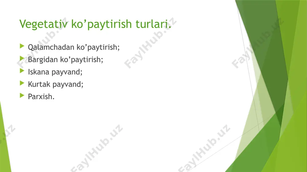 o'simliklarning vegetativ ko'payishi - Page 5