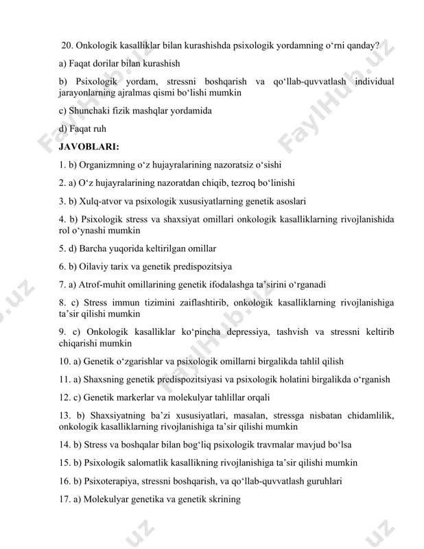 onkologik kasalliklar va psixogenetika - Page 5
