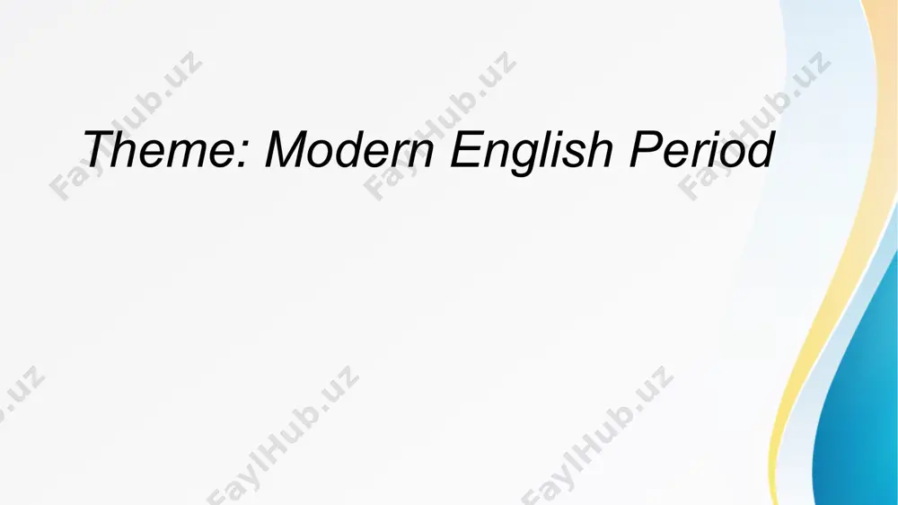 modern english period presentation - Page 2