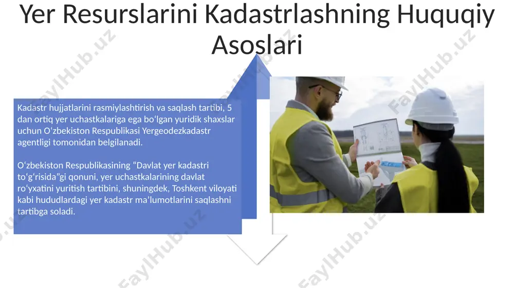 oʻzbekiston respublikasida davlat kadastrlarini yaratish va yuritish - Page 4