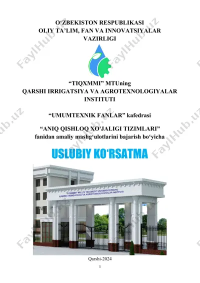 uslubiy koʻrsatma — DOC
