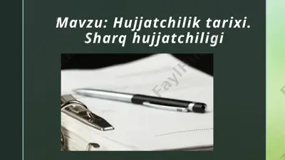davlat tilida ish yuritish — PPTX