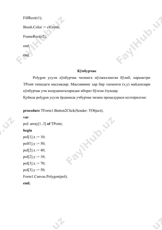 график примитивларни чизиш усуллари - Page 5