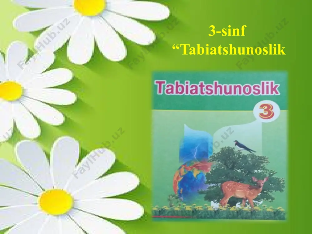 va hayvon turlarini ,, qizil kitob” larga kiritganlar. xalqaro ,, qizil kitob’’ ga butun dunyo bo’yicha yo’qolib borayotgan o’simlik va hayvonlar kiritilgan. bizning mamlakatimizning bunday kitobi - ,, o’zbekiston respublikasi qizil kitobi” deb ataladi. ,,o’zbekiston respublikasi qizil kitobi” ga mamlakatimiz hududidagi kamyob va kamayib borayotgan o’simlik va hayvon turlari kiritilgan. o’zbekiston respublikasi qizil kitobi” ning 1-jildi o’lkamizdagi noyob o’simliklarga bag’ishlangan bo’lib, undan 302 ta o’simlik turi o’rin olgan. o’zbekiston respublikasi qizil kitobi” ning 2-jildiga 200 dan ortiq hayvon turlari kiritilgan. mustahkamlash: berilgan jizma bo’ylab harakatlansangiz yashiringan maqolni bilib olasiz uyga vazifa: “tabiatdan oqilona foydalanamiz” mavzusida hikoya yozing. image1.png image2.jpeg image3.jpeg image4.jpeg image5.jpeg image6.jpeg image7.jpeg image8.png image9.jpeg image10.png image11.jpeg image12.jpeg image13.jpeg image14.png image15.jpeg image16.png image17.png image18.jpeg image19.png image20.jpeg /docprops/thumbnail.jpeg