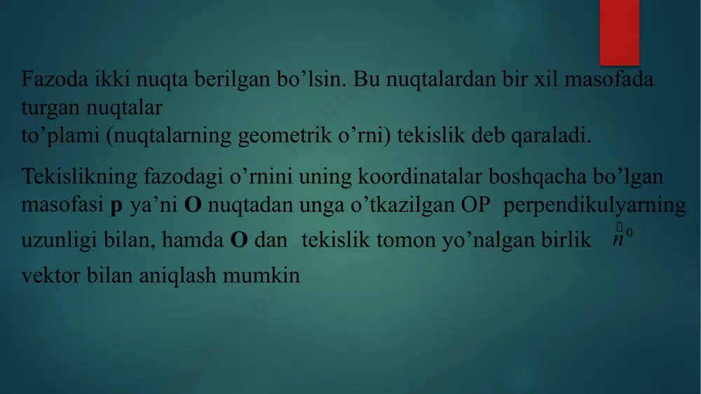 fazoda to‘g‘ri chiziq va tekisliklar - Page 3