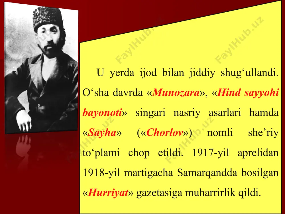 o m. mana, emdi ish qiyinlashdi! hammalari taxtag‘a tikilalar. a b u l f a y z x o n ichkari uylaridan juda og‘ir bosib chiqar, o‘tirg‘anlarg‘a qarab yurar, hammalari turib qo‘l qovushturalar. a b u l f a y z x o n. qani, kim kuchli? u l f a t. xoqonimizning ikkala qullari ham yaxshi o‘ynaylar. x o n. sen qaysi tomonda?! u l f a t. men xoqonimizni olqab tomosha qilib turaman, hech bir yoqqa qo‘shilg‘anim yo‘q. x o n qaytib, katga2 chiqar. yonboshlab, bir qo‘lini boshig‘a tirkab uzanar. kuchli bir qayg‘u ostida ezilib turg‘ani ko‘rinadir. m i r v a f o. kisht! (bir dona surar. o‘yinchilar singir­lanib, taxtag‘a qaraylar.) x o n. kim o‘tdi?! u l f a t. mir vafo qulingiz o‘tdilar. x o n boshini qimirlatar. o‘ y i n c h i l a r taxta boshidan turib, uyning eski yoqasidag‘i ko‘rpalarga …