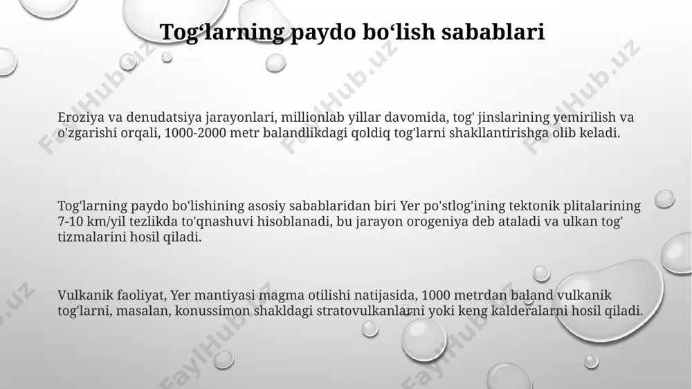 togʻlar va ularning turlari - Page 3