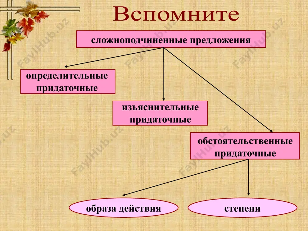 отдыхают в то время, когда смотрят телепередачи. другие называют досугом время, пока занимаются домашним хозяйством. третьи могут восстановить свои силы, после того как совершат прогулку или поработают в саду. некоторые люди отвлекаются от проблем на работе, пока встречаются с друзьями, ходят в гости. многие предпочитают интеллектуальный досуг – чтение книг, посещение театров, выставок, концертов. сельские жители, когда им задали вопросы о досуге, отдали предпочтение домашней работе. простые формы «домашнего» досуга (телевизор,книги, хозяйство) люди выбирают тогда, когдау них есть маленькие дети. упражнение 2. замените простые предложения с обстоятельствами времени сложными с придаточными времени по образцу. существительное замените однокоренным глаголом несовершенного вида. одновременность или последовательность выражают предложения? образец: во время отдыха молодые люди любят путешествовать. – когда молодые люди отдыхают, они любят путешествовать. 1. с наступлением лета многие горожане уезжают на природу. 2. во время путешествия туристы увидели древние города узбекистана. 3. с приходом зимы наши друзья едут в чимган кататься на …