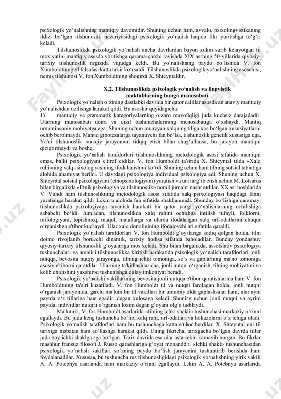 g‘ida psixolingvistika nomi bilan yuritiluvchi alohida fan yo‘nalishi bo‘lishi lozimligi ta'kidlandi. seminarda turli ixtisoslik vakillari ishtirok etdilar. xususan, 1953 yilda «tilni o‘rganish» nomli asar yozib, unda tilshunoslikning boshqa fanlar bilan, ayniqsa, psixologiya bilan munosabatini chuqur tahlil qilib dovruq qozongan dj. keroll, folkloristika bo‘yicha shuhrat topgan t. sibeok, tilshunoslik bo‘yicha ancha mashhur bo‘lib qolgan, induslar tili va madaniyati bo‘yicha taniqli mutaxassis dj. djenkins, tillarning geneologik tasnifi va til tarixi bilan shug‘ullanuvchi dj. grinberg kabi mashhur olimlar bilan birlikda, bir qator yosh tadqiqotchilar ham ishtirok etdilar. ikki oy davom etgan bu seminarda psixolingvistik tadqiqotlarning nazariy asoslari bo‘yicha bir fikrga kelindi. seminarda ishtirok etgan olimlarning psixolingvistika bo‘yicha umumiy platformasi. 1954 yilda «psixolingvistika» nomi bilan nashr etilgan kollektiv monografiyada o‘z ifodasini topdi. bu kitob ilmiy jamoatchilik o‘rtasida katta shuhrat topdi. natijada psixolingvistika tilshunoslik va psixologiya oralig‘idagi alohida fan yo‘nalishi sifatida e'tirof etila boshlandi. tez orada dunyoning turli mamlakatlarida, xususan, angliya, fransiya, italiya, ruminiya polsha, …