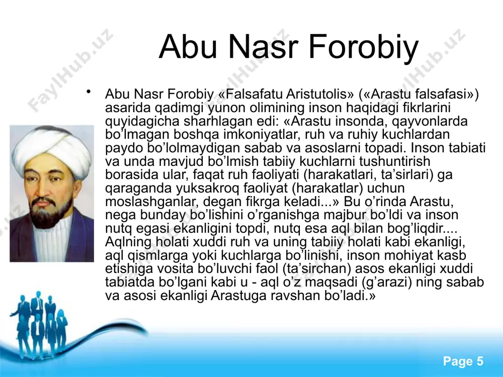 ilan yuksak ta’lim va tajribaga, shuningdek, yuqori kasbiy malakaga asoslanishi, ijtimoiy munosabatlarning qonunlar, me’yorlar, shartnomalar asosida muvofiqlashtirshning rasmiy tizimini shakllanishi, ijtimoiy boshqaruvning takomillashgan tizimini yaratilishi, dinni davlat va boshqaruvdan ajratilishi, ijtimoiy institutlarning ko’payishi va rivojlanishi kabi omillar natijasida insonlararo munosabatlar yuksalib, siyosiy institutlarni nazorat etish, inson huquq va erkinliklarini himoya etish, jamiyatda tenglik o’rnatish imkoniyatlari paydo bo’ldi. xx asrga kelib eng takomillashgan va zamonaviy kishilik birliklari fuqarolik jamiyati, deb atala boshlandi. fuqarolik jamiyati g’oyasi oliy maqsad sifatida bir necha asrlardan beri yashab kelmoqda. fuqarolik jamiyati shunday jamiyatki, unda aholining biron-bir guruhi boshqa bir guruhni o’ziga bo’ysundira olmaydi, shuningdek, erkaklar bilan ayollarni bir-biri bilan bog’lab turuvchi ko’plab ijtimoiy, fuqaroviy, diniy, iqtisodiy, madaniy aloqa va munosabatlar yanada rivojlanadi. bu g’oya 80-yillarda avj olgan demokratiyalashtirish jarayoni natijasida alohida mazmun kasb eta boshladi va u totalitar davlatlarga qarama-qarshi bo’lgan ijtimoiy andoza sifatida talqin qilina boshlandi. free powerpoint templates page ‹#› fuqarolik jamiyati fuqarolik jamiyati …