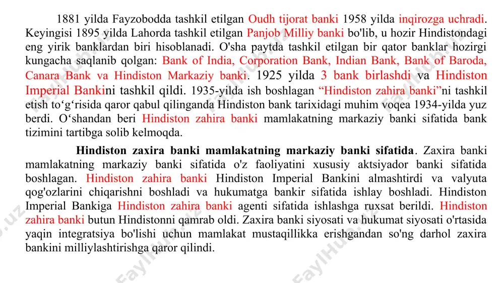 hqarish uchun valyuta sandiqlarini o'rnatish kerak bo’ldi. davlat boshqaruvini amalga oshirish uchun banklarni milliylashtirish siyosati. 1969 yil 19 iyulda xususiy sektordagi 14 ta yirik tijorat banklari milliylashtirilib, hindiston bank tizimi 1969 yilda katta inqilobga guvoh bo'ldi. 50 milliondan ortiq depozitga ega bo'lgan ushbu banklarning aksariyati o'tmishda sanoatchilar tomonidan ilgari surilgan. bu banklar: allohobod banki; baroda banki; hindiston banki; maxarashtra banki; canara banki; hindiston markaziy banki; dena bank; hindiston banki; hindistonning chet el banki; panjob milliy banki; sindikat banki; union bank of india; hindiston birlashgan banki; birlashgan tijorat banki (hozirgi uco banki sifatida tanilgan). milliylashtirishning maqsadi: (a) butun mamlakat bo'ylab banklarning mavjudligini oshirish; (b) jamiyatning turli qatlamlariga bank xizmatlarini ko'rsatish; (c) bank kontseptsiyasini ommaviy bankka aylantirish va (d) ustuvor iqtisodiy sektorlarni kreditlash va o'sishni qo'llab-quvvatlash. 1980 yilda depozitlari 200 milliondan ortiq bo'lgan yana oltita tijorat banklari milliylashtirildi: andhra bank; korporatsiya banki; hindistonning yangi banki; panjob va sind banki; sharqiy tijorat banki; …