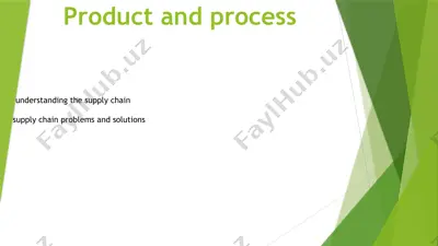 supply chain management kitobi — PPTX