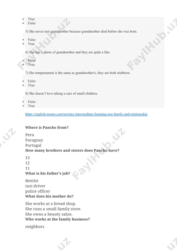 relationships vocabulary lesson - Page 4