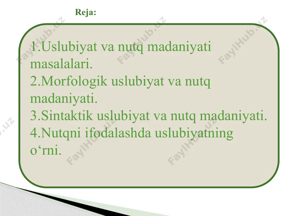 kin. xuddi shu savollarni birgalikda magazin sotuvchisi tilidan eshitsak, qora choy olasizmi yoki ko‘k choy sotib olasimisiz? ma’nosida tushunishimiz ham mumkin. ikkinchidan, so‘zlashuv nutqida til birliklari o‘zining ekspressivlik imkoniyatlarini keng namoyish qiladi. masa­lan, ulgurmaymiz deyishdan ko‘ra ulgurib bo‘pmiz, qattan ulguramiz kabi javob qaytarish birmuncha tabiiy va ekspressiv bo‘lib chiqadi. uchinchidan, bu uslubda ohangning ahamiyati nihoyatda kattadir. nutqiy ohang ogzaki nutqning amalga oshuvida til birliklaridan keyingi muhim, hal qiluvchi vosita bo‘lib, nutqning tezligi pauza, ton, melodiya, tovush tembri, mantiliy urg‘u va so‘z urg‘usi kabi intonatsiyaning ko‘rinishlari ma’noni farqlashda, uning qirralarini ajratib ko‘rsatishda, xayajonni kuchaytirishda katta xizmat qiladi. . . so‘zlashuv uslubi fonetik, leksik, grammatik o‘ziga xosliklarga ham ega. nutqda tovushlarning uygunlashuvi (assimilyatsiya), bir tovush o‘rnida ikkinchisining talaffuz qilinishi (dissimi­lyatsiya), tovushlarning o‘rni almashishi (metateza), tovushlar­ning orttirilishi (proteza, epenteza, epiteza) yoki tushirilib qoldirilishi (prokopa, sinkopa, apakopa, reduksiya) kabi fonetik hodisalar eng avvalo so‘zlashuv usulida namoyon bo­ladi. barcha vazifaviy uslublar uchun umumiy bo‘lgan adabiy …