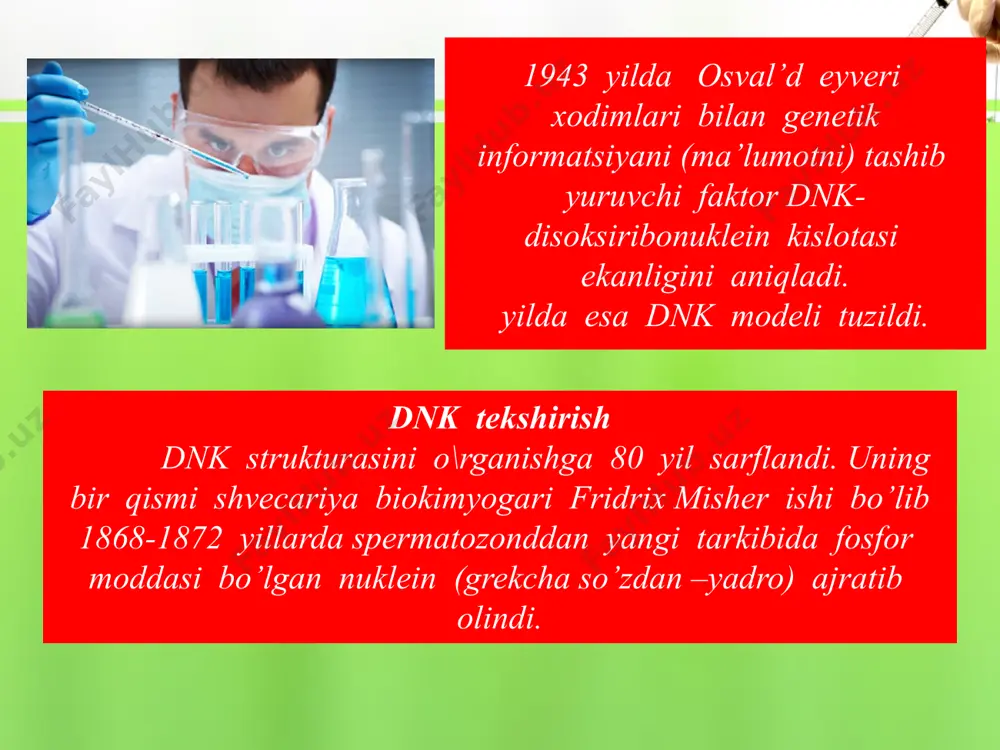 molekulyar genetika irsiy qonuniyatlar va ulardan foydalanish - Page 5