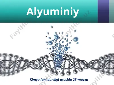 alyuminiy. 9 - sinf — PPTX