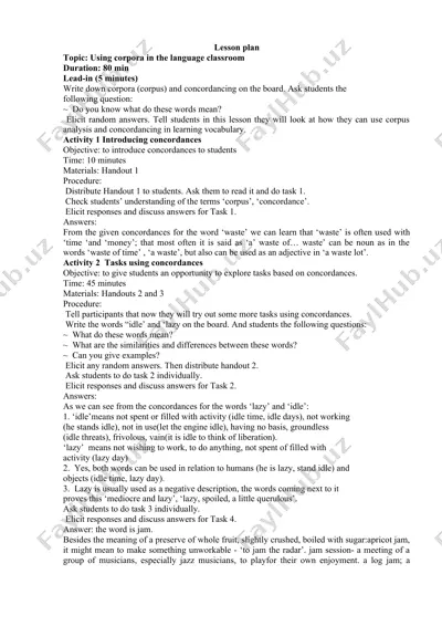 lesson plan — DOCX