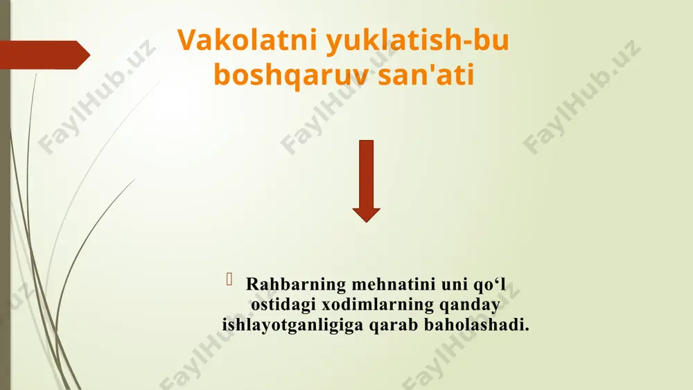 viy strukturasiga o‘tishga imkon beradi. bu maqsadlar, maqsad osti va rivojlanish masalalari tarkibini va loyixalashtirayotgan boshqaruv ob'ektini faoliyat yurgizishni ishlab chikish. maqsadlar daraxtini ko‘rishda uning sifat va miqdor tavsifini to‘g‘ri aniqlash muhimdir. sifat tavsifi boshqaruv funksiyalarining namoyon bo‘lishining asosi hisoblanadi, sifat tavsifi esa strukturali bo‘linmalar (bo‘lim, sex va x.k.) turining asosi bo‘lib xizmat qiladi. loyixalashtirilayotgan tashkiliy struktura sistemasi elementalari oldida turgan maqsad va vazifalar raxbarlar va mutaxassislar tarkibini asoslashga imkon beradi, vazifalar nomenklaturasi esa strukturali bo‘linmalar xodimlari o‘rtasidagi vazifalar taqsimlanishidir. tashkiliy strukturani loyixalashtirishning mustaqil metodi bo‘lib tashkiliy-iqtisodiy modellashtirish xisoblanadi. uning asosida ijro etuvchilarning vakolatlari va ma'suliyatining taqsimotining grafik, matematik, maketli-devoriy tasviri yotadi. boshqaruv tashkiliy strukturasini shakllantirishda boshqaruv pogonalari va zvenolari soni, chiziqli va funksional boshkaruvning markazlashuvi darajasi, boshqaruv bo‘limi va funksiyalari tarkibi, bitta raxbarga to‘g‘ri keladigan bo‘ysunuvchilar sonini asoslash zarur. boshkaruv sistemasida pogonalar qancha ko‘p bulsa buyrukni yukoridan pastga va axborotni pastdan yuqoriga uzatish shuncha kiyin bo‘ladi. buyruqni va axborotni …