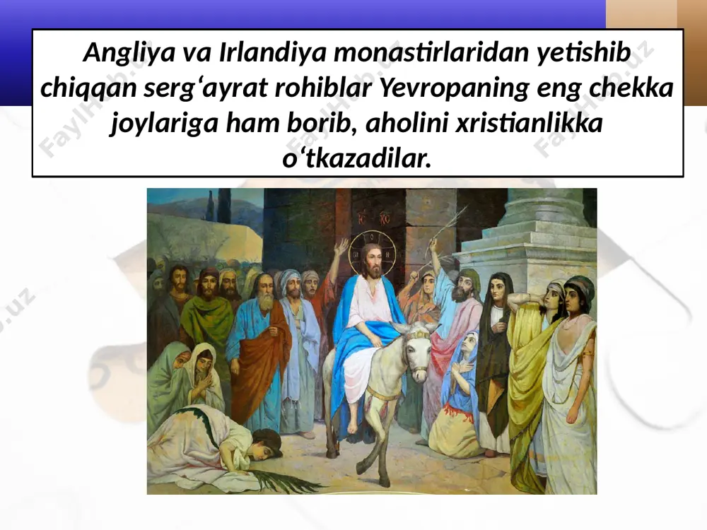 o‘rta asrlarda xristianlik. 7- sinf - Page 3