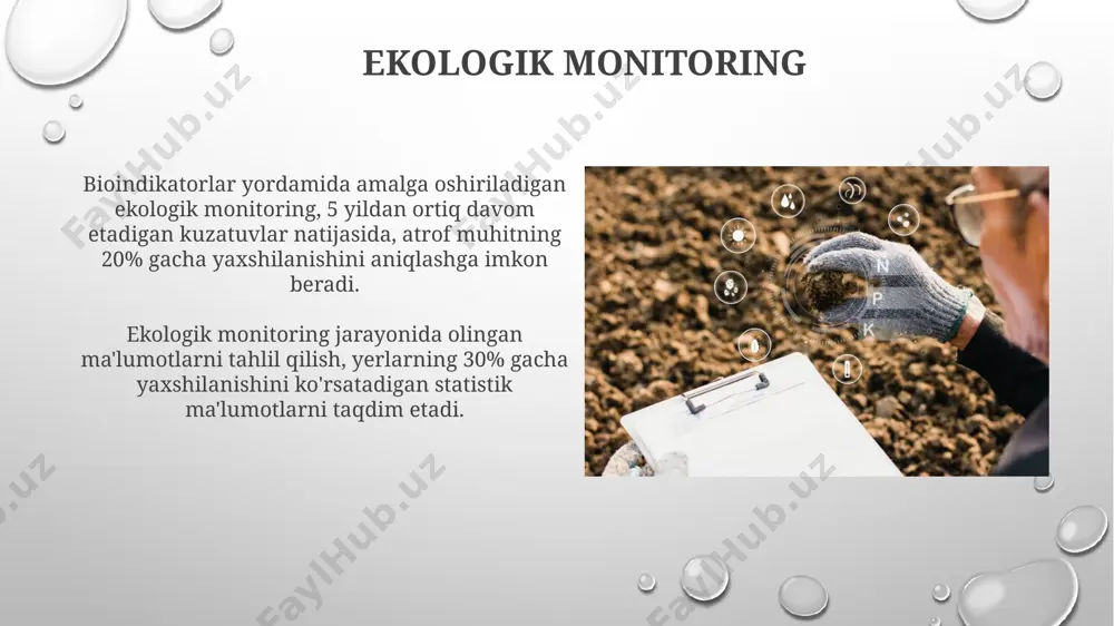 yerlarni meliorativ holatini baholash usullarini oʻrganish - Page 5