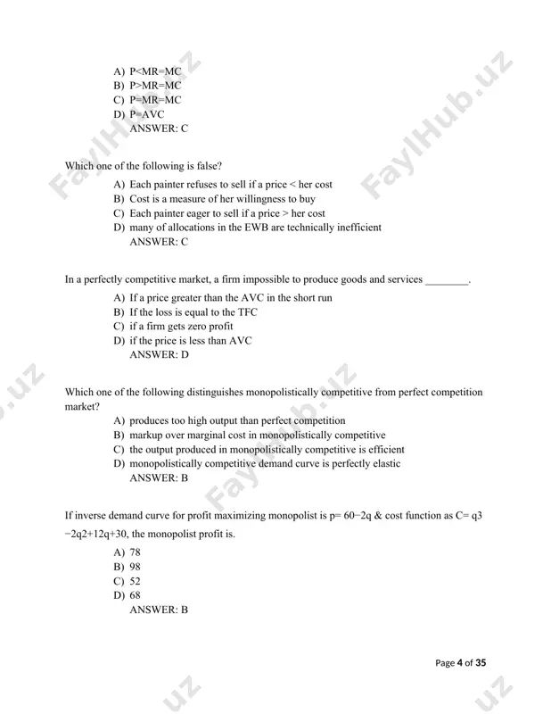 ution. b) every lp problem has a unique solution. c) if an lp problem has two optimal solutions, then it has infinitely many solutions. d) if a feasible region is unbounded then lp problem has no solution answer: d in solving the lpp: “minimize f = 16x + 20y subject to constraints 2x + y ≥ 10, x ≥ 6, y ≥ 2, x ≥ 0, y ≥ 0” redundant constraints are. a) 2x + y ≥ 10, x ≥ 0, y ≥ 0 b) x ≥ 6 c) x ≥ 6, y ≥ 2 d) y ≥ 2, x ≥ 0, y ≥ 0 answer: a mathematical model of linear programming is important because ______________________. a) it helps in converting the verbal description and numerical data into mathematical expression b) decision makers prefer to work with formal models. c) it captures the relevant relationship among decision factors. d) it …