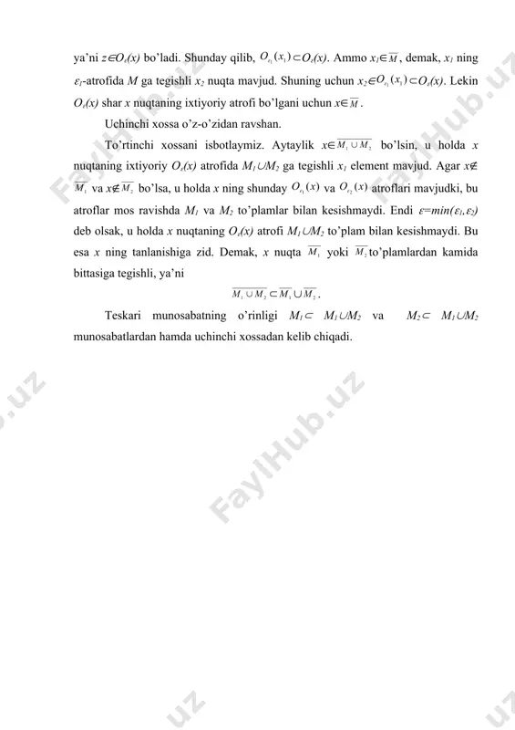 to’plamlar nazariyasidan asosiy ma`lumotlar - Page 4