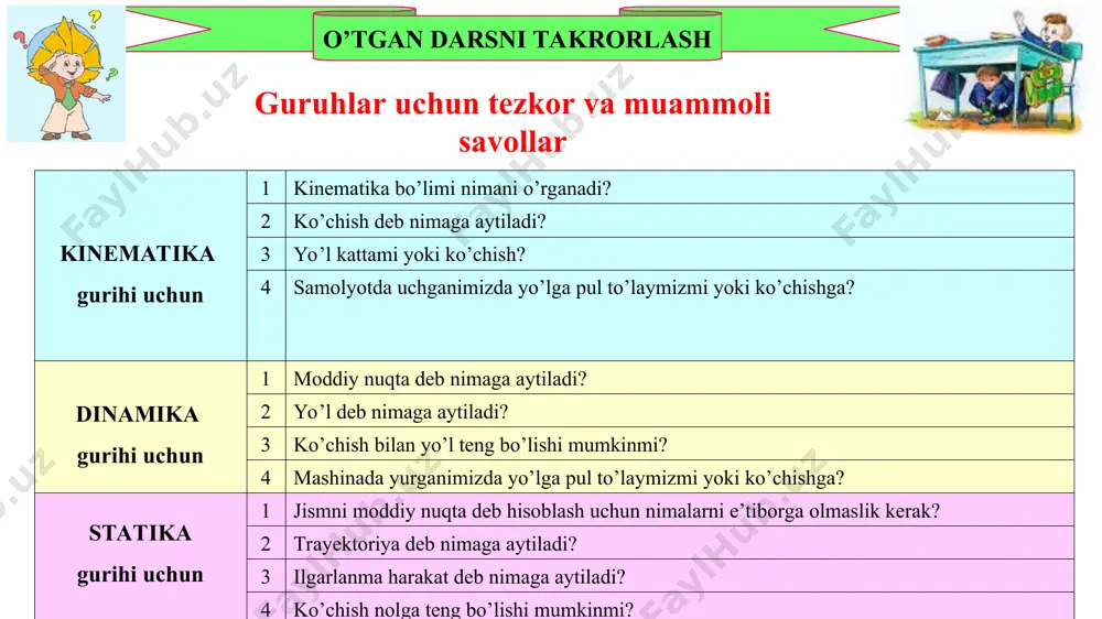mexanika bo'limi guruhlari - Page 4